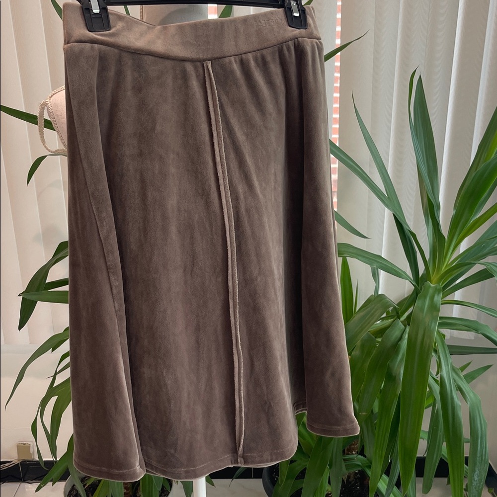 NWOT  Brown velour Skirt for girls size 16 EXTREMELY SOFT